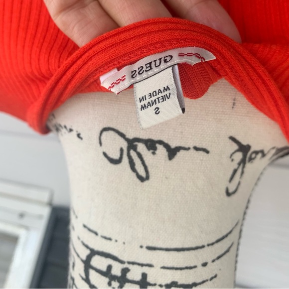 New Guess Raylynn Henley Rib Dress - Picture 7 of 8